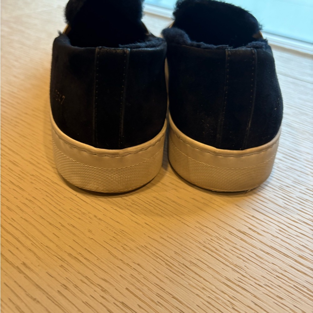 Common Projects Black Suede Sneakers